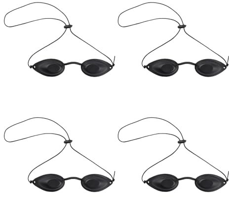 Solarium Brille – Rotlichtbrille für Gesichtsschutz, Schutzbrille für Solarium, Augenbrille für Sonnenbank, Schutzbrille für Hautbräunung, Schutz, Komfortabel und Ergonomisch