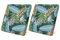 SHANNA Stretch Sofa Sitzkissenbezüge rutschfest Sofabezug: Bedruckte 2-Sitzer wasserdichte Couchkissenbezüge Hoch Dehnbar Outdoor-Kissen Sofabezug rutschfest Waschbarer für Haustiere (Muster-1)