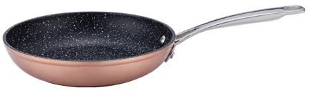 LAGUIOLE Élégance Poêle 24 cm Induction – Céramique – Cuivré | Ø 24 cm, Aluminium forgé, Céramique Greblon, Sans PFOA ni PFAS, Induction, Four 230 °C, Poignée inox, Coloris cuivré