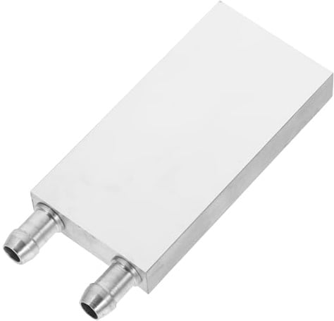 CPU Wasserkühlblock aus Aluminium, Silberner Kühlkörper