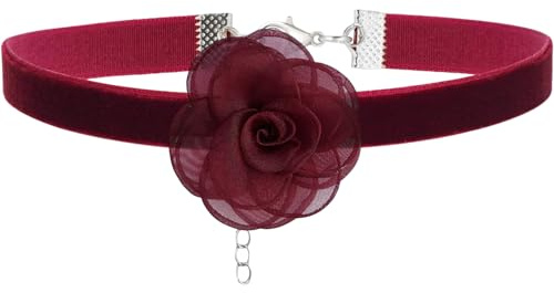 INSPUTOL Ensemble de collier ras du cou en velours noir pour femmes et filles, colliers extensibles et confortables, réglables pour cosplay, Halloween, fête, danse