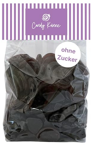 Candy Künne – Zuckerfreie Lakritzmischung 500 g - milde und salzige Mischung - Ohne Zuckerzusatz - Holländischer Lakritz Genuss für bewusste Genießer