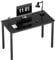 Need Computertisch Schreibtisch 100x60 cm PC Tisch Bürotisch Arbeitstisch Esstisch für Home Office, Schwarz AC3CB-100