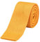 DonDon schmale Strickkrawatte 5 cm - gelb