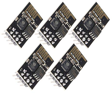 TECNOIOT 5 STK Upgraded Version ESP8266 ESP-01S WLAN Serial Wireless Transceiver Modul