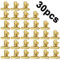 30PCS Kleine Bulldogge Büroklammern,Multi-function clip for klammern für fotos, office and kitchen (Gold，22mm)