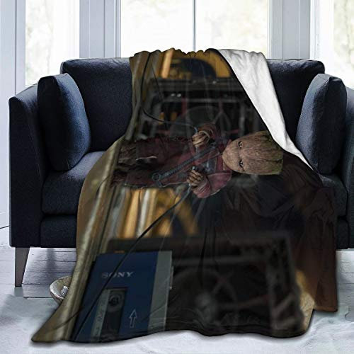 FASHIONDIY Groot Decke, übergroß, warm, für Erwachsene, superweiche Decke mit weichem Anti-Pilling-Flanell, für Erwachsene und Kinder, 3D-Druck, 127 x 101,6 cm