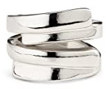 Uno de 50 Ring aus Messing, mit Sterlingsilber überzogen.