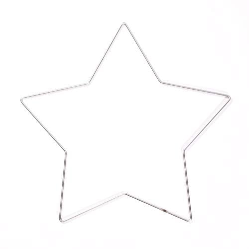 Vaessen Creative Drahtform Stern 32cm 3mm, Silber