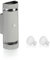 Auraglow PIR Motion Sensor Double Up & Down Outdoor Wall Security Light - Light Grey - Cool White