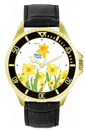 Toff London Marie Curie Narzisse Feld Herren Armbanduhr 42mm Gehäuse Custom Design