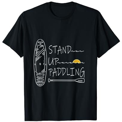 Stehpaddeln SUP-Board Stehpaddeln T-Shirt
