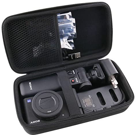 WAIYUCN Hard EVA Carrying Case for Sony ZV-1/ ZV-1F/ ZV-1 II Digital Camera Case (Big)