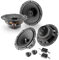 Mediadox Front/Heck 16,5cm/165mm Auto Lautsprecher/Boxen/Speaker Komplett-Set von Focal kompatibel für Dacia (II)