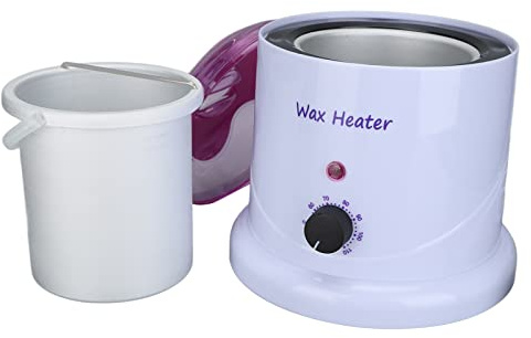 Wachswärmer, Enthaarungserhitzer mit anpassbarer Temperatur, Haarentfernung Hot Wax Warmers Waxing Pot Wax Melts für Hartwachs Bohnen, für Beine Gesicht Körper Bikini-Bereich zu Hause, 400ml