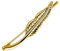 Treuheld® Ohrstecker Feder | Ear Climber | 3 Farben [02.] - linkes Ohr - gold