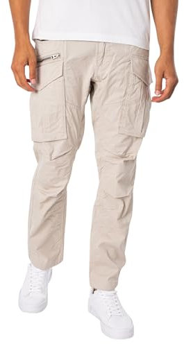 Replay Herren Cargo-Hose Joe Comfort-Fit aus Komfort Baumwolle, Aluminium 205 (Beige), 31W / 30L