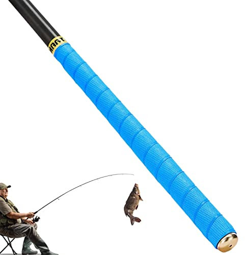 Rianpesn Avvolgi Canna da Pesca - Manicotto Avvolgente per Canna da Pesca Impermeabile Antiscivolo | Nastro Adesivo Lungo 4,92 Piedi per Tennis, Attrezzature per Fitness, Accessori per la Pesca