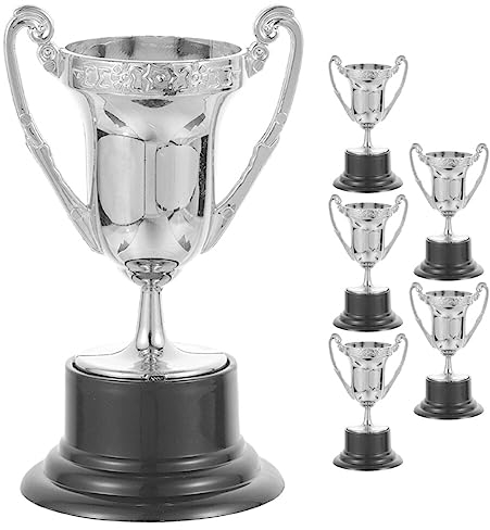 Cabilock 6stücke Plastiktrophäen Sport Spiel Trophäen Modell Kleine Kunststoff Trophäe Dekoration Belohnungstrophäe Für Kindergarten Wettbewerb