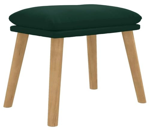 vidaXL Fußhocker Dunkelgrün 45x29,5x35 cm Samt