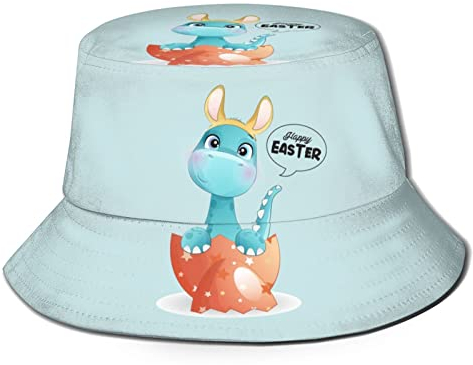 Buytruew Süßer Graffiti-Drachen-Fischerhut, Unisex, Sonnenhut, Fischerhut, Sommer, Reisen, Strand, Sonnenhut, Schwarz, Schwarz , One size