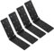 Kistenband Schwarz 198x4.7mm 4 Stück Scharniere Verbinder Klappbar Türscharnier Klappscharnier Möbelscharnier für Holztür Gartentüren Möbeltüren