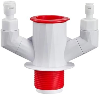 AQXYWUIO Adaptateur de Tuyau de vidange d'évier, Branche d'égout de lavabo de Cuisine, connecteur de Tuyau d'eau de Lave-Vaisselle, Joint de Tuyau d'eau de Drainage Multifonctionnel(B)