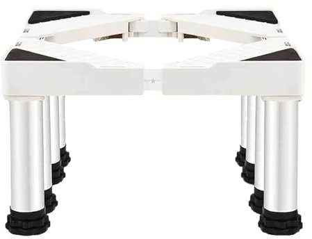 MQZHUK Base réglable et multifonctionnelle,Socle réglable avec 4 Pieds Robustes,Largeur 42-65cm,pour réfrigérateurs,sèche-Linge,congélateur (39-41cm)