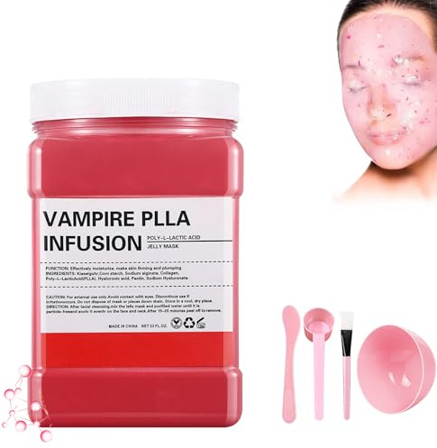 Peel-Off Gesichtsmaske, Hydrogel-Gesichtsmasken in Jelly Feuchtigkeitscremes, Gelee-Gesichtsmaskenpulver, Puder-Gesichtsmaske, für Spa-Kosmetikerin, Hautpflege, Hydro-Gesichtsmaske facial mask