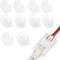 CYXZMYA 10 StüCk Led Strip Connector 2 Polig 8mm,Led Streifen Verbinder,2Pin Verbindungskabel Verbinder,Inklusive Schraubendreher und Öffnungswerkzeug,Zum AnschließEn Von Led Streifen
