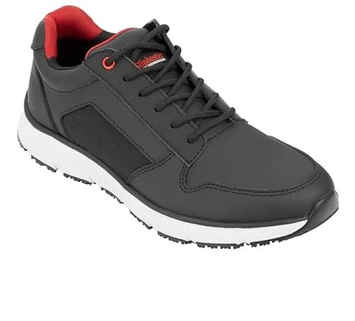 Slipbuster Microfibre Trainer Super Comfort Sole Black - Size 41