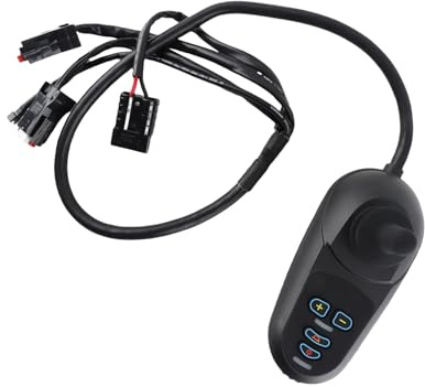 SENECESLI Elektrischer Rollstuhl-Joystick-Controller, Intelligentes Betriebssystem DC24V für Lange Lebensdauer und Schonende Arbeitsleistung