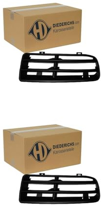 2x Diederichs Gitter Blende Stoßstange vorne unten L+R | 2213048 + 2213049 Kompatibel mit Golf IV (1J1),Golf IV Variant (1J5)