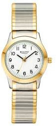 Regent Damen Analog Quarz Uhr mit Edelstahl Armband 12310160