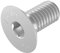 Vite a testa svasata SECCARO M10 x 20 mm, acciaio inox V2A VA A2, DIN 7991 / ISO 10642, esagono incassato, 20 pezzi