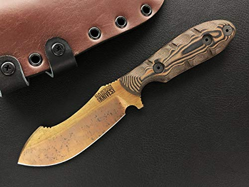 Dawson Knives Javalina Fixed Blade Orange