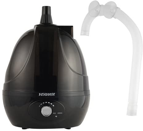BETAZOOER Reptile Humidifier Mister Fogger with Extension Tube/Hose, Suitable for Reptiles/Amphibians/Herps/Vivarium with Terrariums and Enclosures (2.5 Liter Tank)