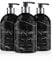 Baylis & Harding Dark Amber & Fig Elements Hand Wash, 500 ml (Pack of 3) - Vegan Friendly
