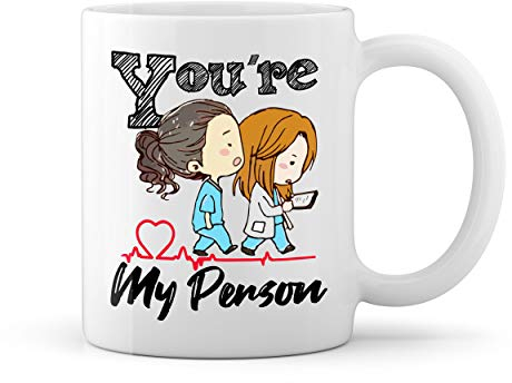 Grey's Anatomy You are My Person White Coffee Mug