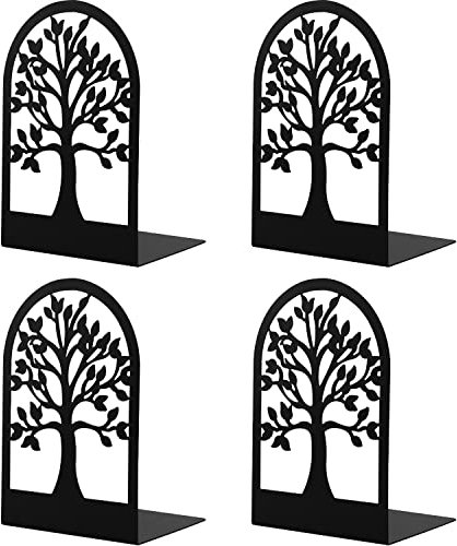 Serre-Livre en Métal pour Livres, MSDADA Anti-Rayures Porte-Livres pour Bureau, Ecole et Maison, Séparateurs de Livres, CD, Porte-Dossier pour Bureaux (2)