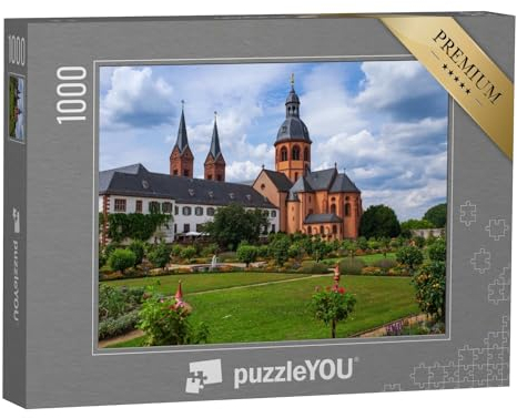 puzzleYOU: Puzzle 1000 Teile „Marcellinus- und Petruskirche, Seligenstadt“ – aus der Puzzle-Kollektion Deutschland