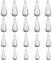 mohito 20PCS Gewichte Blei Sinker Angeln Drop Shot Stabblei 5g/10g/15g/20g Angeln Sinker Angelzubehör Set Gewichte 4 Spezifikationen,Tropfenform