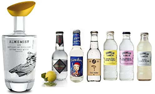 Alkkemist Gin 70cl + Selezione di 6 Toniche Internazionali