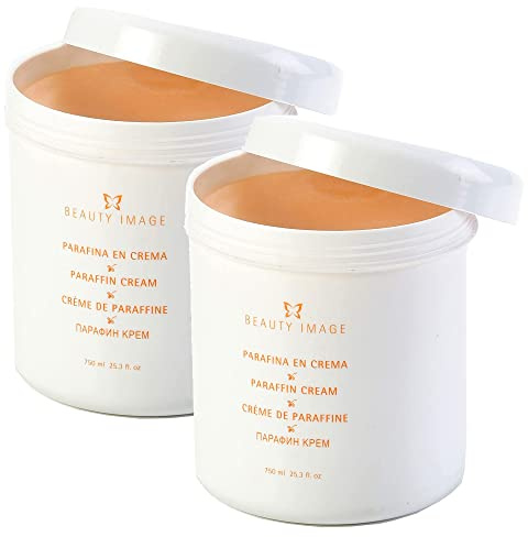 Parafina para Manos y Pies - Parafina en Crema para Pieles Sensibles al Calor - Tratamiento Ideal Codos y Talones - Efecto Sauna Hidratante - 750 gr [Pack de 2] - Aroma Tutti Frutti