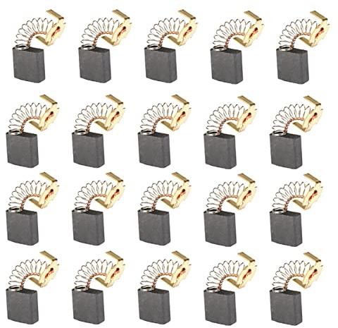 BORDTRACT 20 Stück Elektromotor Kohlebürsten, universelle Ersatz Kohlebürsten 99044 999044 für Elektromotor (7 x 17 x 18 mm)