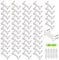 HLIWS Non-Trace Picture Hook for Hard Wall Set-50 Pcs Picture Hooks Nails,Hooks for Picture Frames,for Hanging Paintings,Wedding Photos,Mirror,Wall Studs