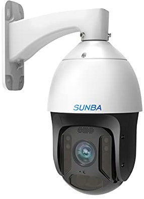 SUNBA Auto Tracking PTZ Kamera IP PoE+ Outdoor, RTMP YouTube Broadcasting, Starlight 1080p 25x optischer Zoom, Live Streaming Dome, Nachtsicht bis zu 1000 Fuß (Illuminati) Kompatibel für Hikvision