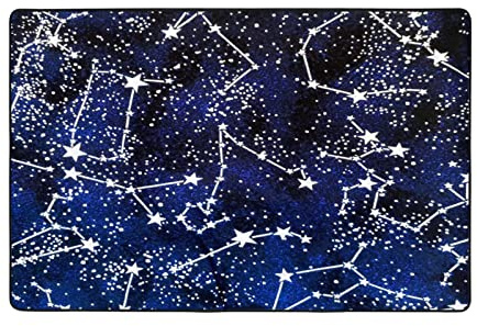 BEULSI Glow In The Dark Teppich, gepolsterte Komfortmatte für Wohnzimmer, Küche, Büro und Garage – rutschfester Teppich, großer Teppich