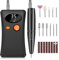 Electric Nail Files Professional,Urbuti Portable Nail Drill Machine for Acrylic and Gel Nails,35000RPM Rechargeable Electric Manicure Pedicure Set (Black)