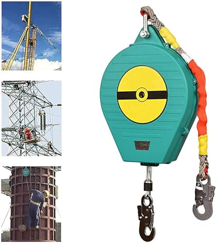 Dispositivo di sicurezza for l'altezza della linea di vita retrattile automatico anticaduta, cavo for cordino ammortizzante anticaduta ad alta quota, attrezzatura for la costruzione di coperture ( Siz